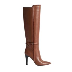 Reiss Caitlin Brown Leather Knee High Boots – Sz EU40/US10